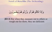 Surah Al Mutaffifin